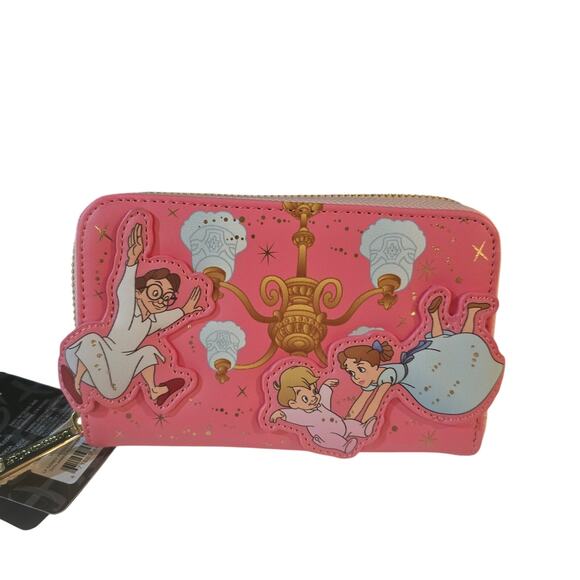 Disney Loungefly Peter Pan You Can Fly 70th Anniversary Zip Around Wallet NWT - Picture 1 of 6